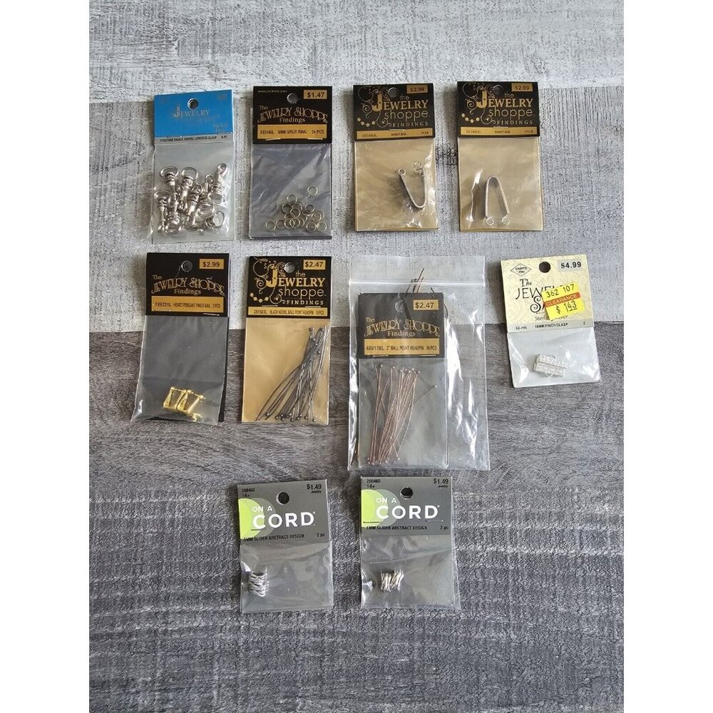Crafter Lot Jewelry Designer Making Supplies Findings Metal Estate Lot #7